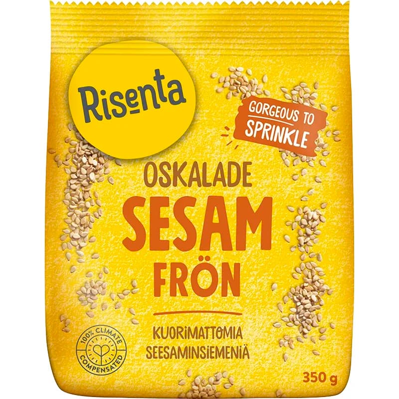 Risenta Sesamfrön Oskalade 350 g från Risenta – köp hos Apotek Hjärtat