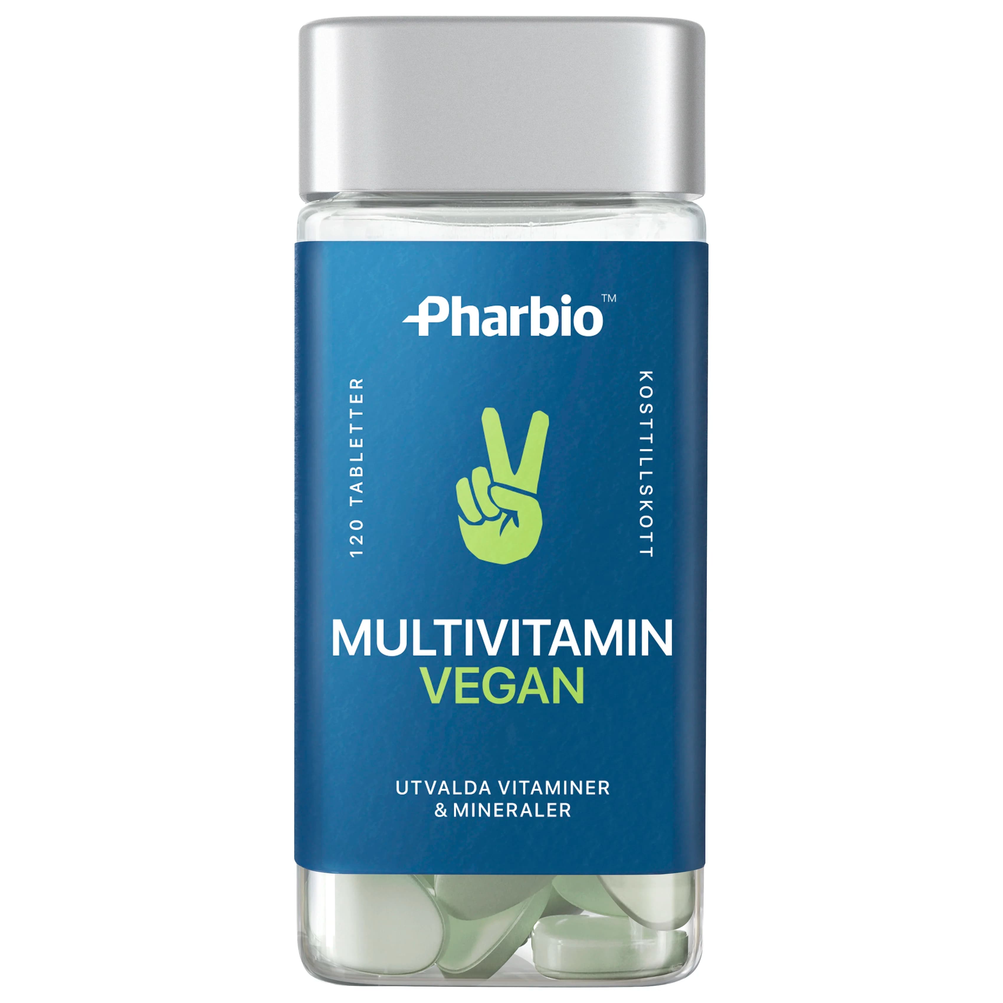 Pharbio Multivitamin Vegan 120 st från Pharbio – köp hos Apotek Hjärtat