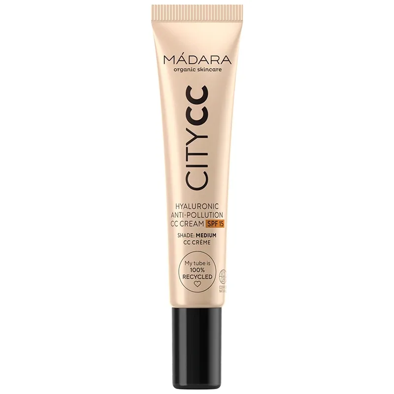 Mádara CITYCC Hyaluronic Anti-pollution CC Cream SPF 15, 15 ml Medium från Mádara – köp hos Apotek Hjärtat