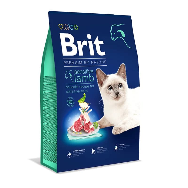 Brit Premium by Nature Cat Sensitive Lamb 8 kg från Brit – köp hos Apotek Hjärtat