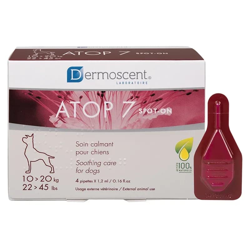 Dermoscent ATOP 7® Spot-on för hundar 10-20 kg 4 x 1,2 ml från Dermoscent – köp hos Apotek Hjärtat