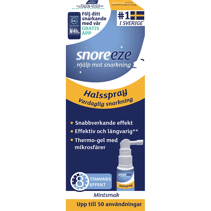 Snoreeze Halsspray 23,5 ml från Snoreeze – köp hos Apotek Hjärtat