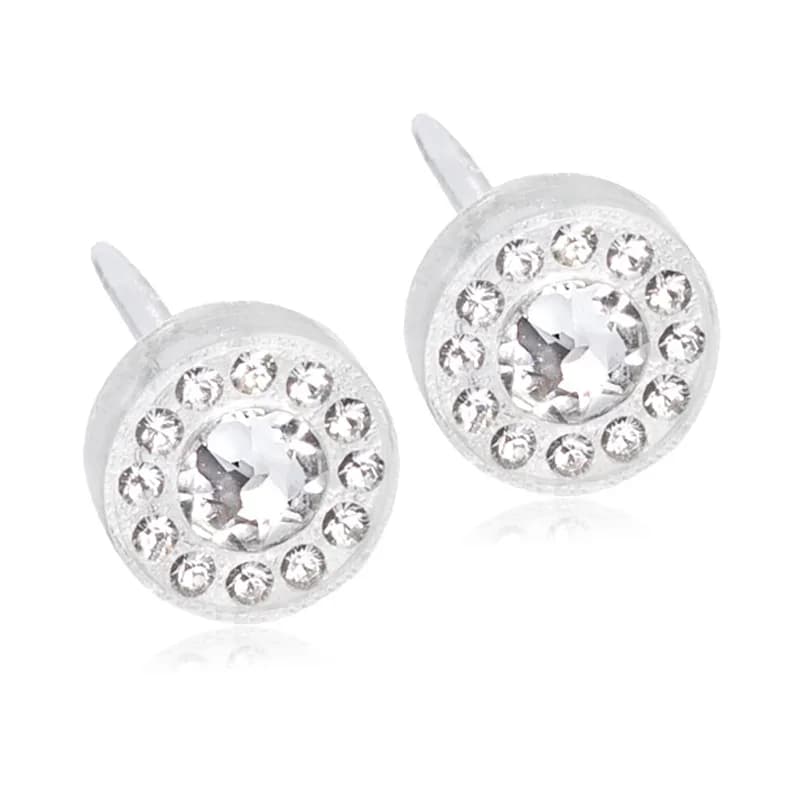 Blomdahl Örhängen Brilliance Halo 6mm Crystal 1 par från Blomdahl – köp hos Apotek Hjärtat