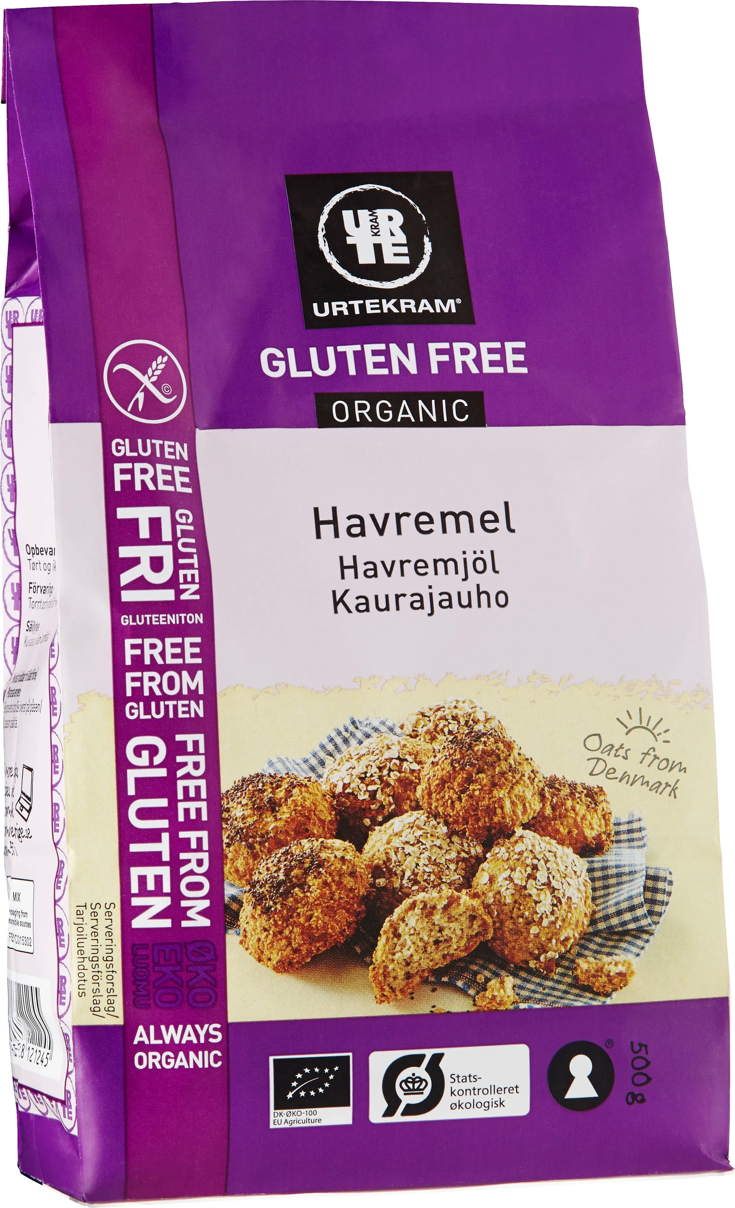 Urtekram glutenfri HAVREMJÖL Eko 500 g från Urtekram – köp hos Apotek Hjärtat