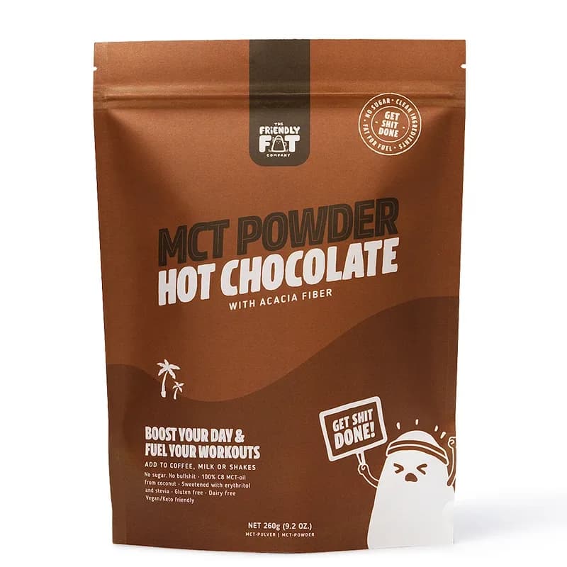 The Friendly Fat Company C8 MCT-pulver Choklad 260 g från The friendly fat company – köp hos Apotek Hjärtat