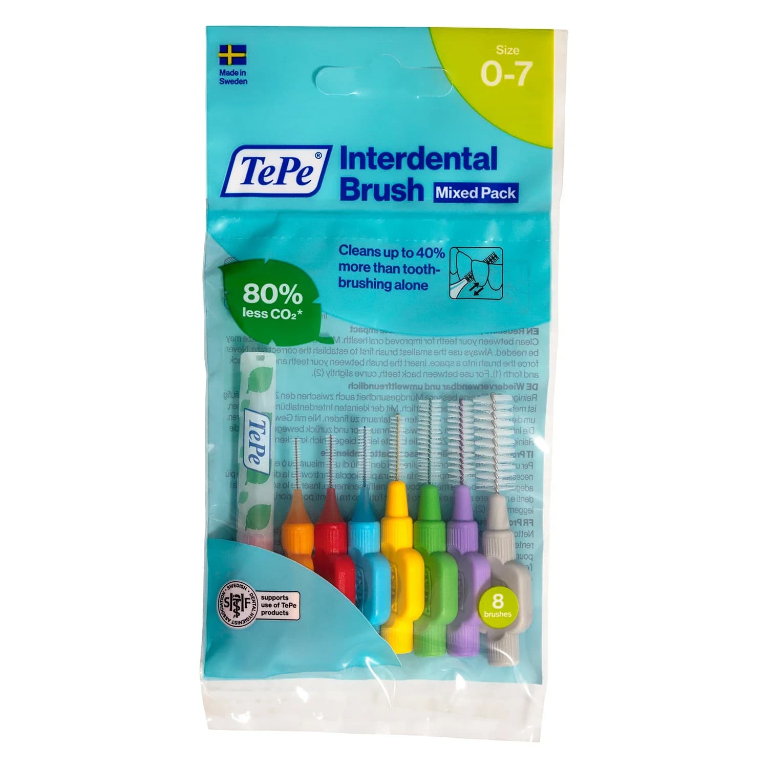 TePe Mellanrumsborste MixPack 8 st från TePe – köp hos Apotek Hjärtat