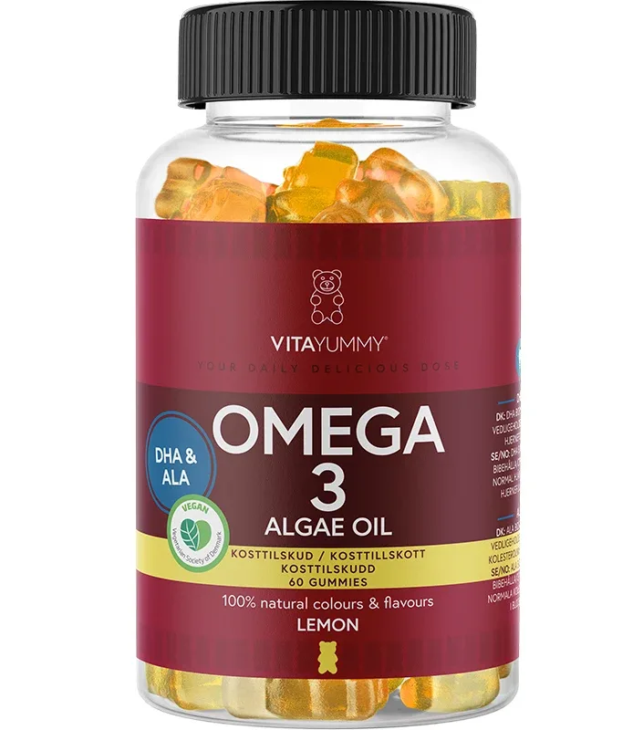 VitaYummy Omega-3 Lemon 60 st från VitaYummy – köp hos Apotek Hjärtat