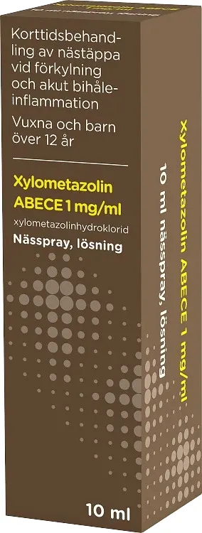 Xylometazolin ABECE utan konserveringsmedel, 1mg/ml 10 ml från ABECE – köp hos Apotek Hjärtat