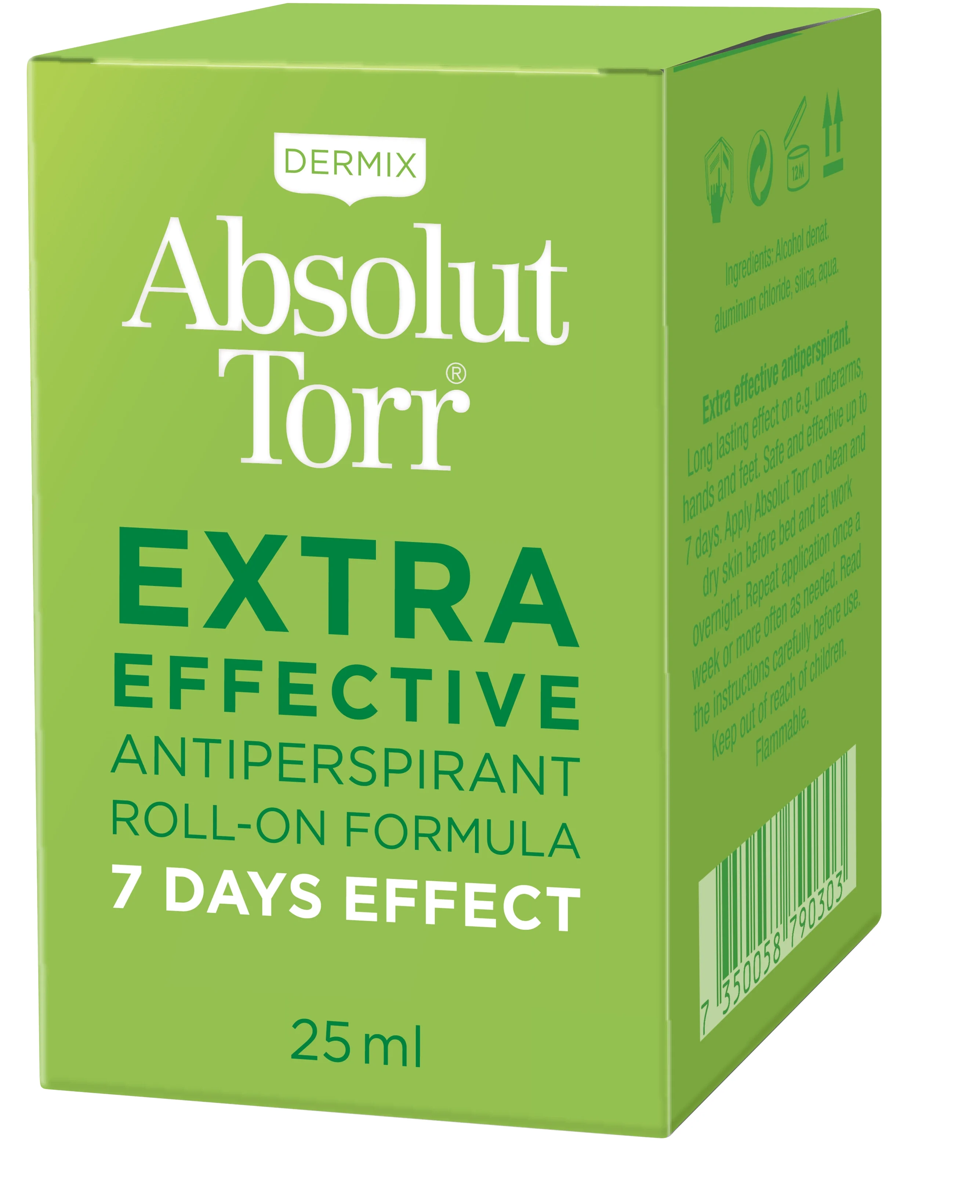 Absolut Torr Roll-On Antiperspirant Oparfymerad 25 ml från Absolut Torr – köp hos Apotek Hjärtat
