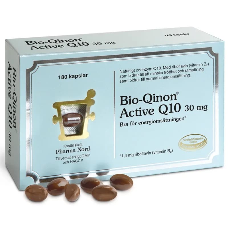 Pharma Nord Bio-Qinon Active Q10 30 mg 180 st från Pharma Nord – köp hos Apotek Hjärtat