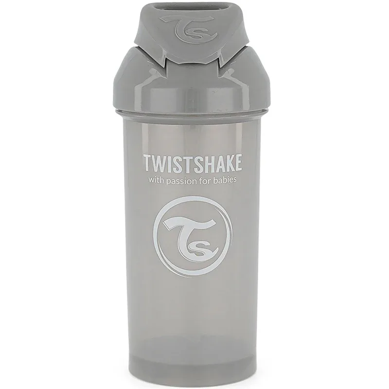 Twistshake Straw Cup 360 ml 6+ mån Pastell Grå från Twistshake – köp hos Apotek Hjärtat