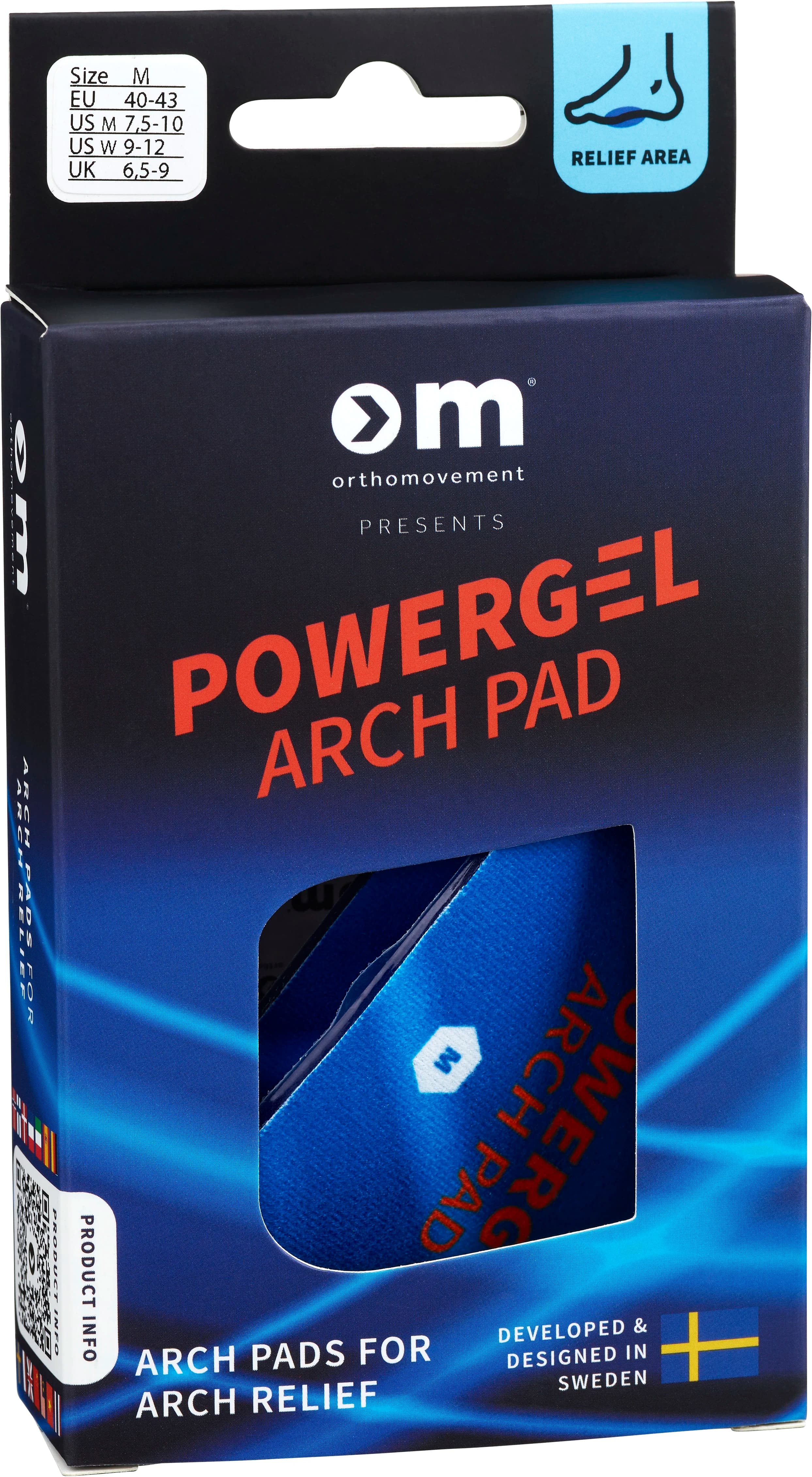 Ortho Movement Powergel Arch Pad Medium 40-43 från Ortho Movement – köp hos Apotek Hjärtat