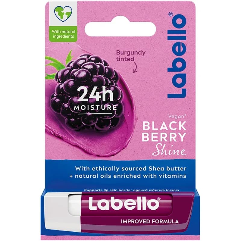 Labello Blackberry Shine Lip Balm 1p från Labello – köp hos Apotek Hjärtat