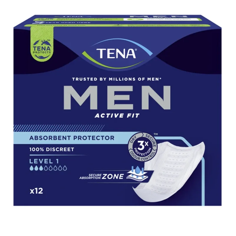 TENA Men Level 1 12 st från Tena – köp hos Apotek Hjärtat