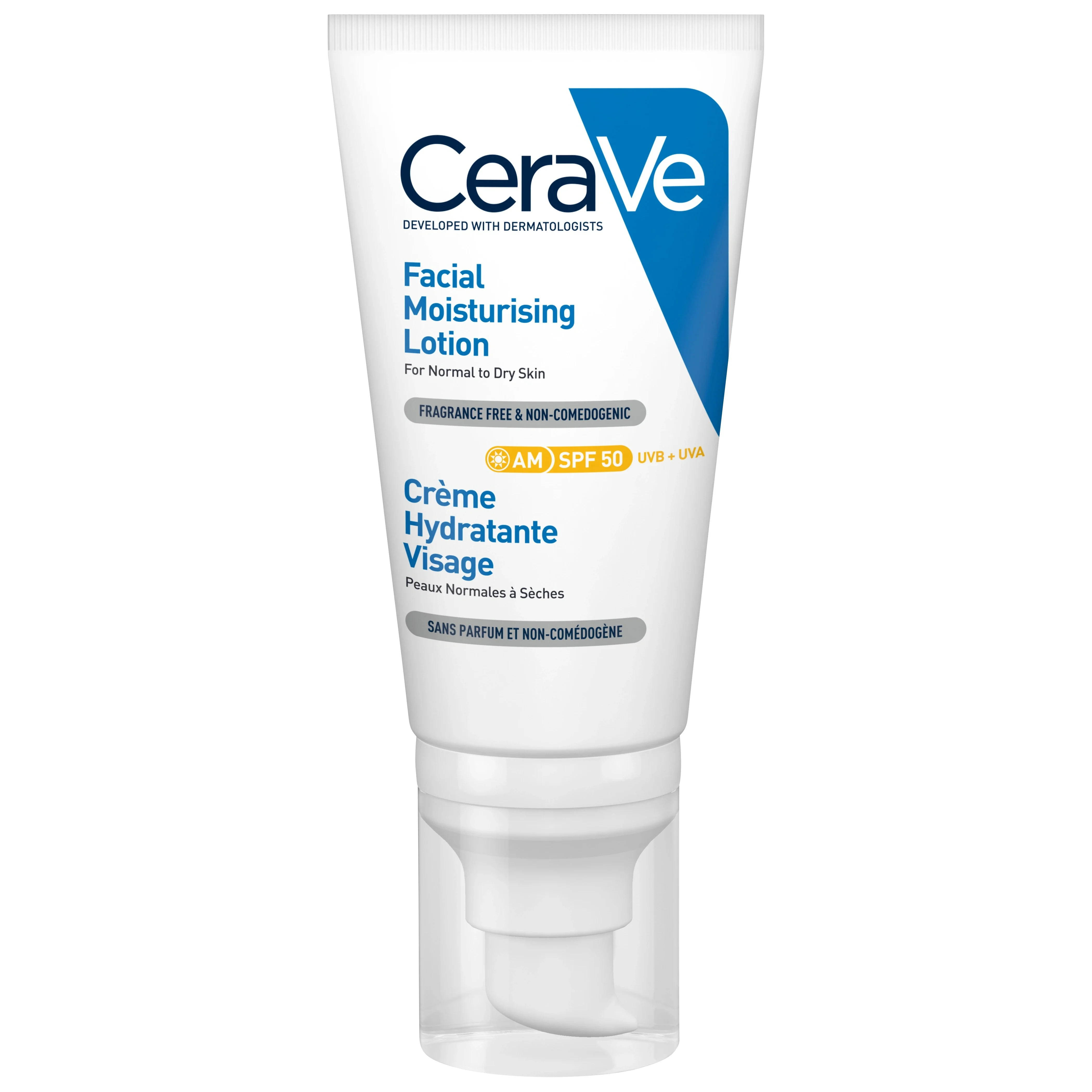 CeraVe Facial Moisturising Lotion AM SPF 50, 52 ml från CeraVe – köp hos Apotek Hjärtat