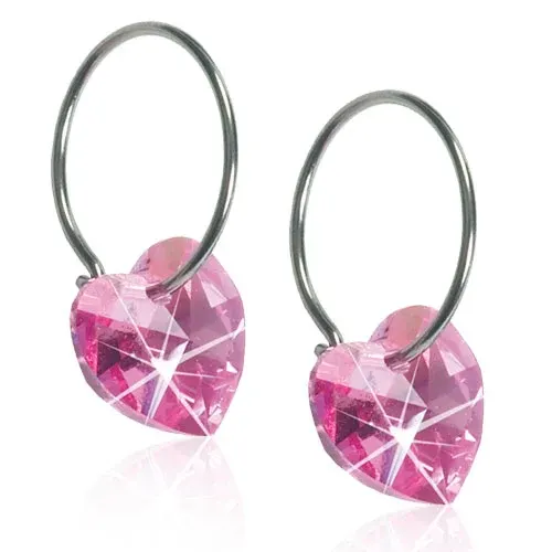 Blomdahl Örhängen Ring Heart Rose från Blomdahl – köp hos Apotek Hjärtat