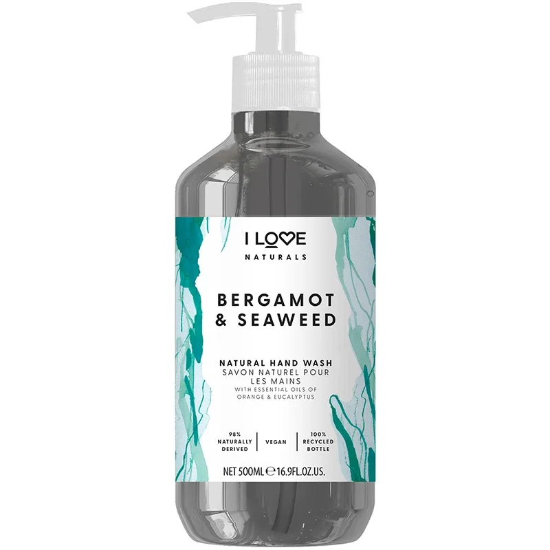 I LOVE Naturals Hand Wash Bergamot & Seaweed 500 ml från I Love – köp hos Apotek Hjärtat