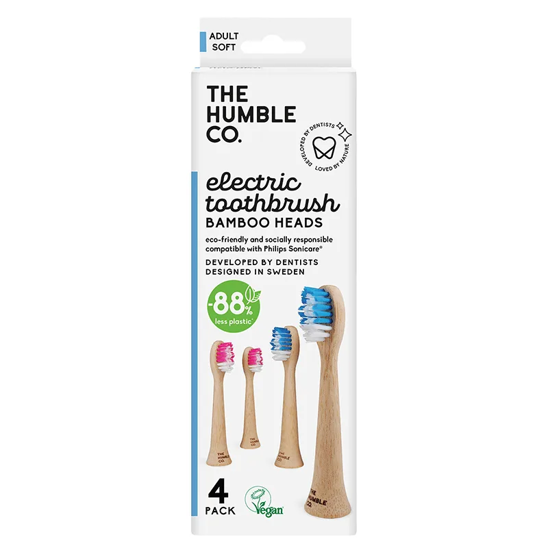The Humble Co. Power Toothbrush Heads Bambu Soft 4-pack från The Humble Co. – köp hos Apotek Hjärtat