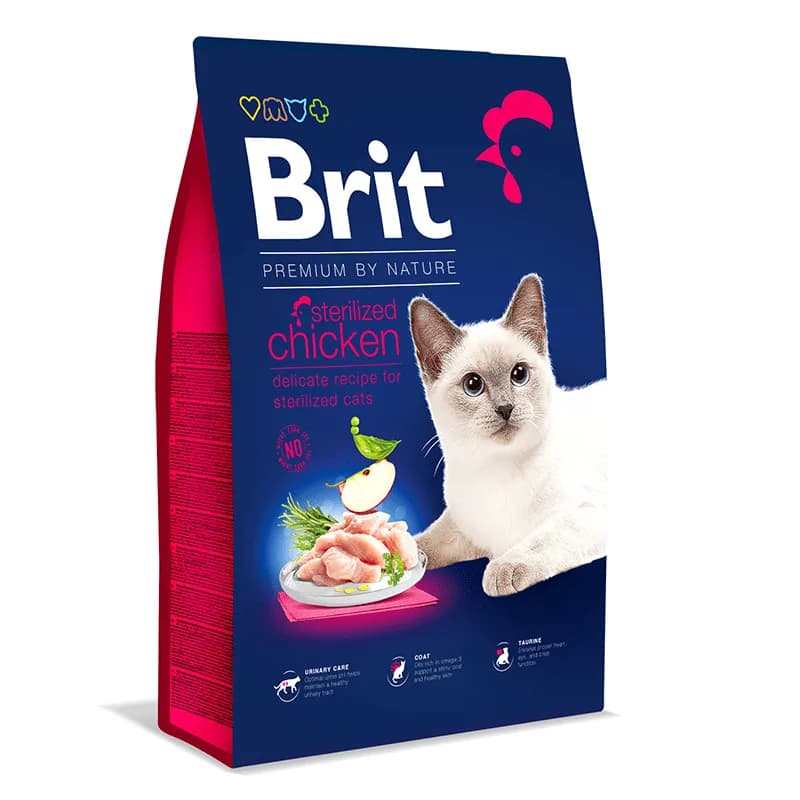 Brit Premium by Nature Cat Sterilized Chicken 8 kg från Brit – köp hos Apotek Hjärtat