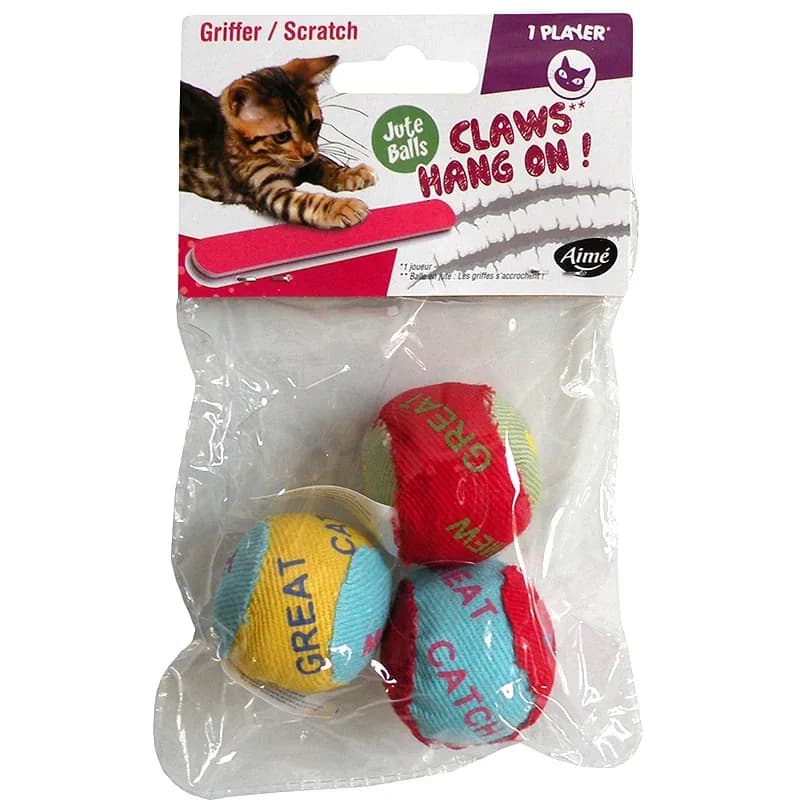 Aimé Kattleksak Juteboll 3-pack – från Aimé – 42 kr – hos Apotek Hjärtat
