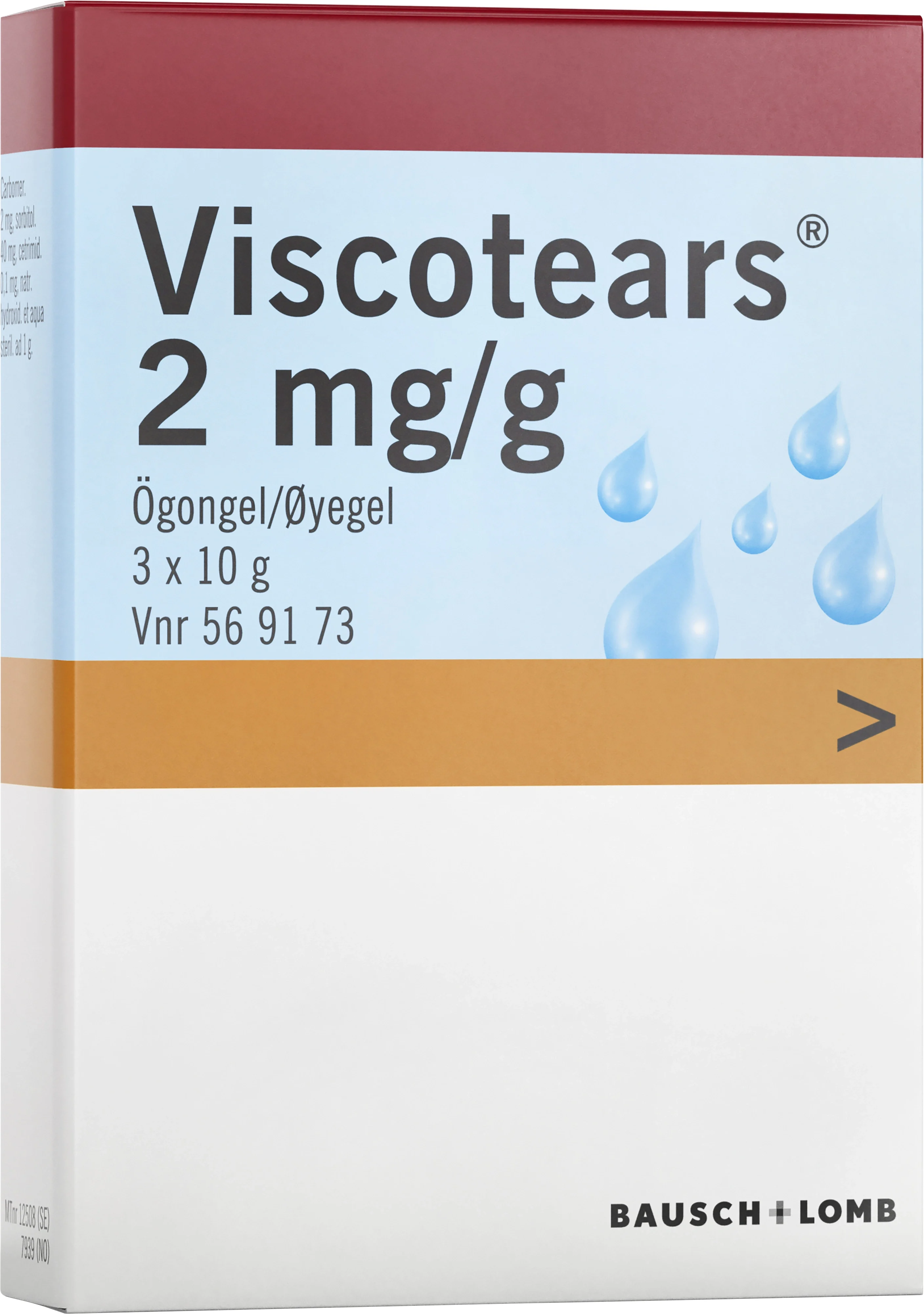Viscotears Ögongel 2 mg/g 3x10 g från Viscotears – köp hos Apotek Hjärtat