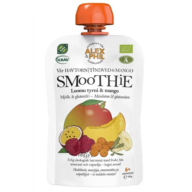 Alex & Phil Vår Havtorn- & Mangosmoothie 100 g från Alex & Phil – köp hos Apotek Hjärtat