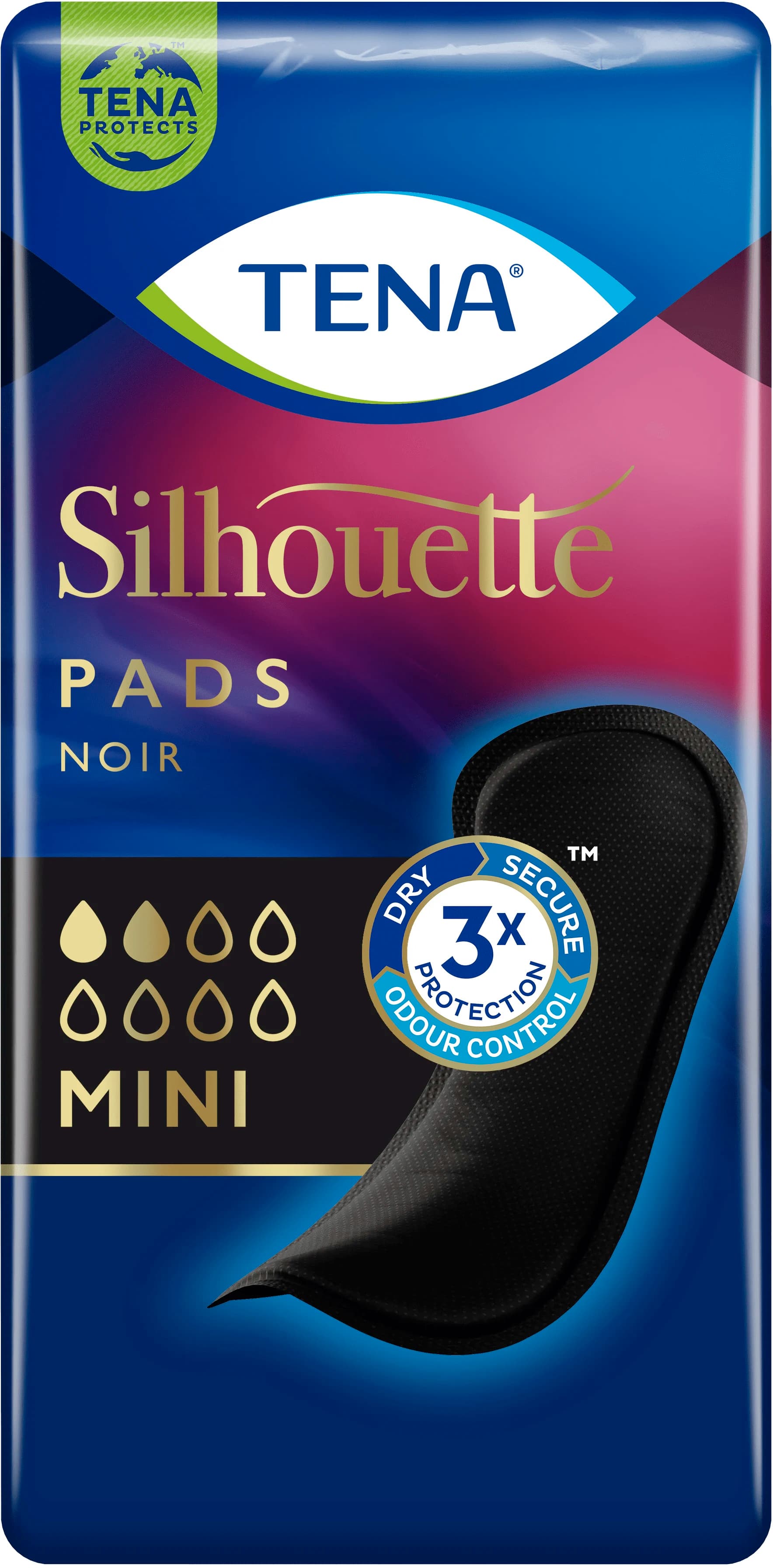 TENA Silhouette Noir Mini Bindor 18 st från Tena – köp hos Apotek Hjärtat