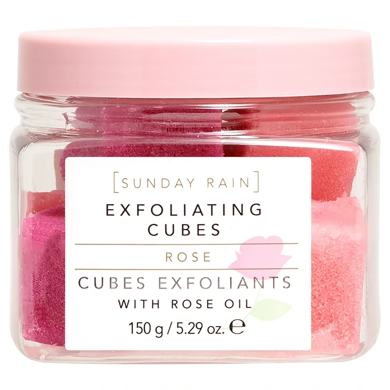 Sunday Rain Rose Exfoliating Cubes 150g från Sunday Rain – köp hos Apotek Hjärtat