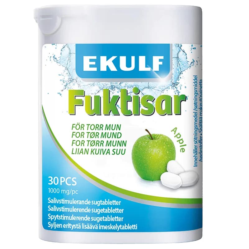 Ekulf Fuktisar 30 st Äpple från Ekulf – köp hos Apotek Hjärtat