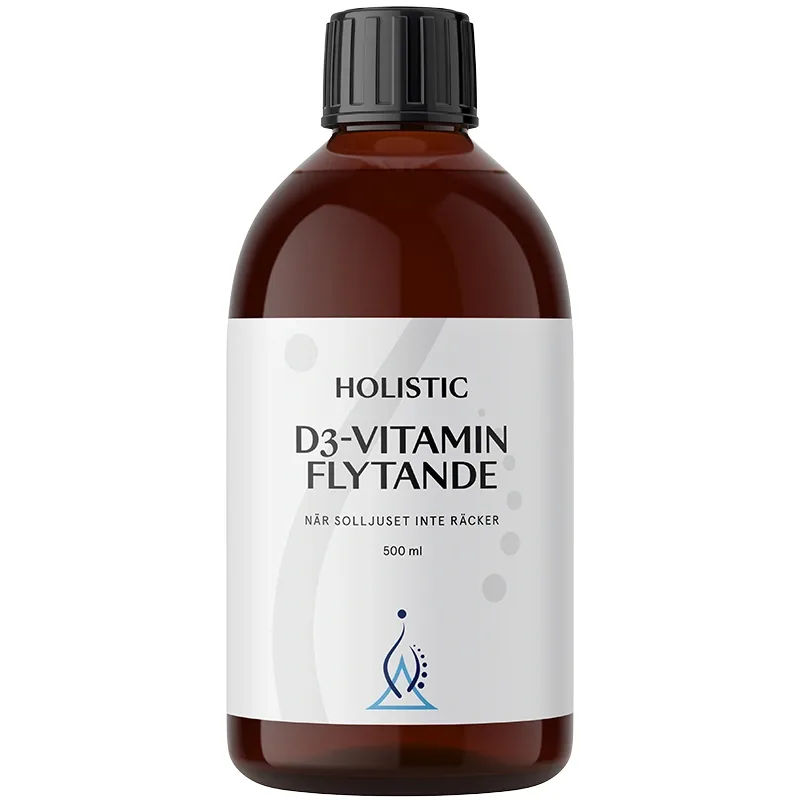 Holistic D3-vitamin flytande 500 ml från Holistic – köp hos Apotek Hjärtat