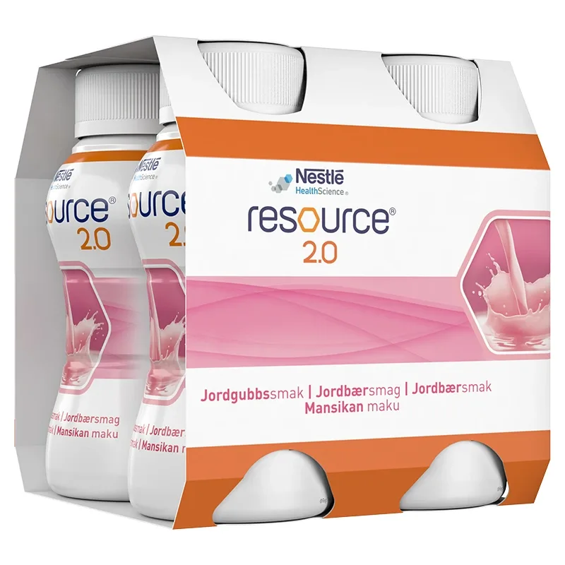 Resource 2.0 Jordgubb 4x200 ml från Resource – köp hos Apotek Hjärtat