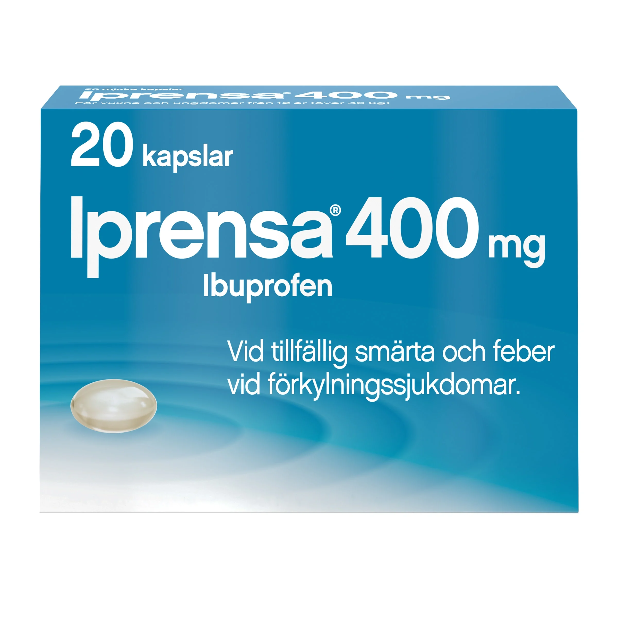 Iprensa mjuk kapsel 400 mg 20 st från Ipren – köp hos Apotek Hjärtat