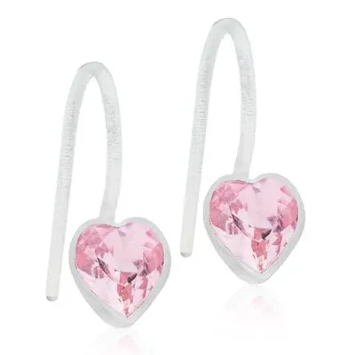 Blomdahl Pendant Fixed Heart Light Rose Örhängen från Blomdahl – köp hos Apotek Hjärtat