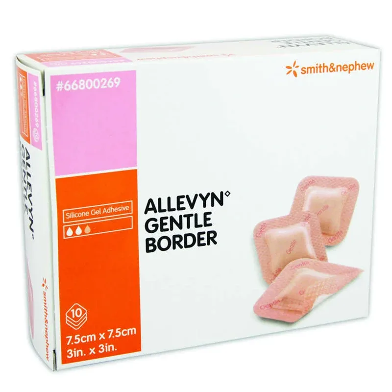 Allevyn Gentle Border 7,5 x 7,5 cm 10styck – från Allevyn – 241 kr – hos Apotek Hjärtat