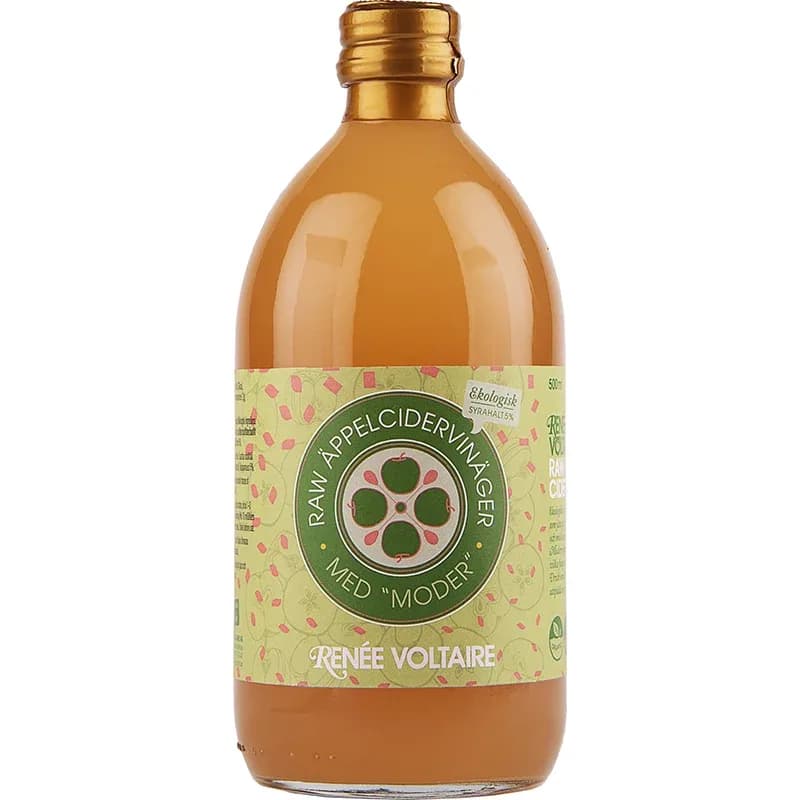 Renée Voltaire Raw Äppelcidervinäger med moder 500 ml från Renée Voltaire – köp hos Apotek Hjärtat