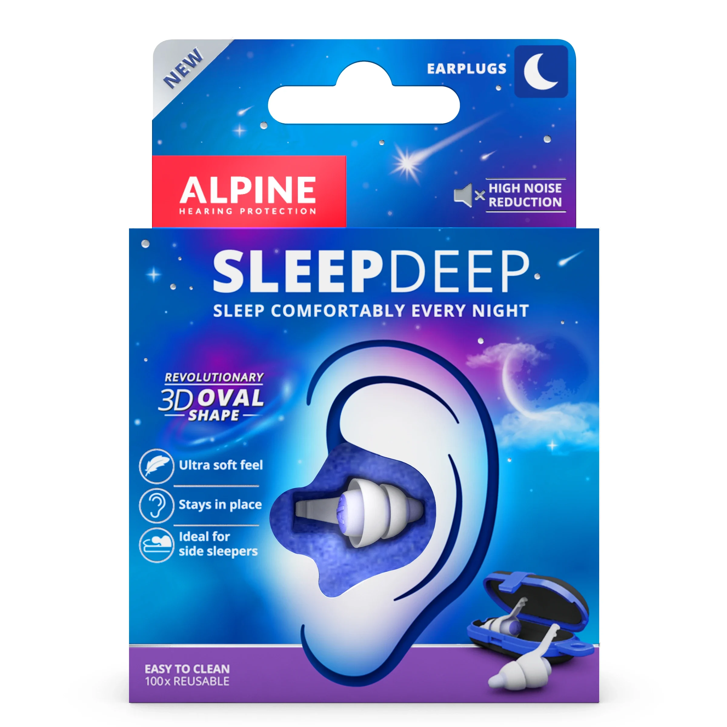 Alpine SleepDeep Earplugs M/L 1 par från Alpine – köp hos Apotek Hjärtat