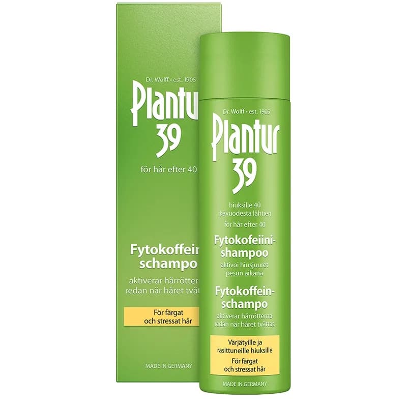 Plantur 39 Fytokoffein Schampo 250 ml färgat/slitet hår från Plantur 39 – köp hos Apotek Hjärtat