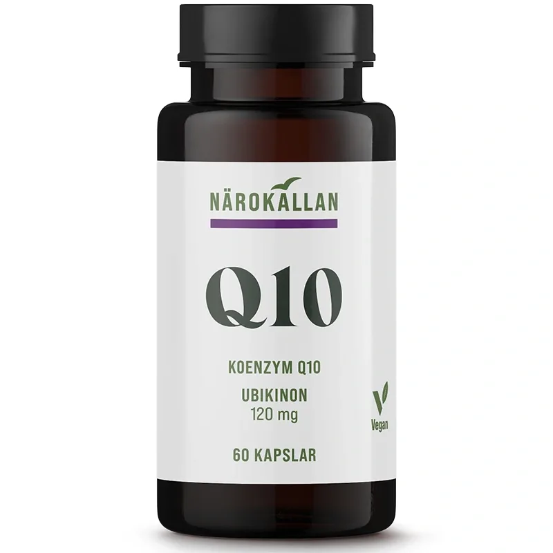 Närokällan Q10 120 mg 60 kapslar från Närokällan – köp hos Apotek Hjärtat