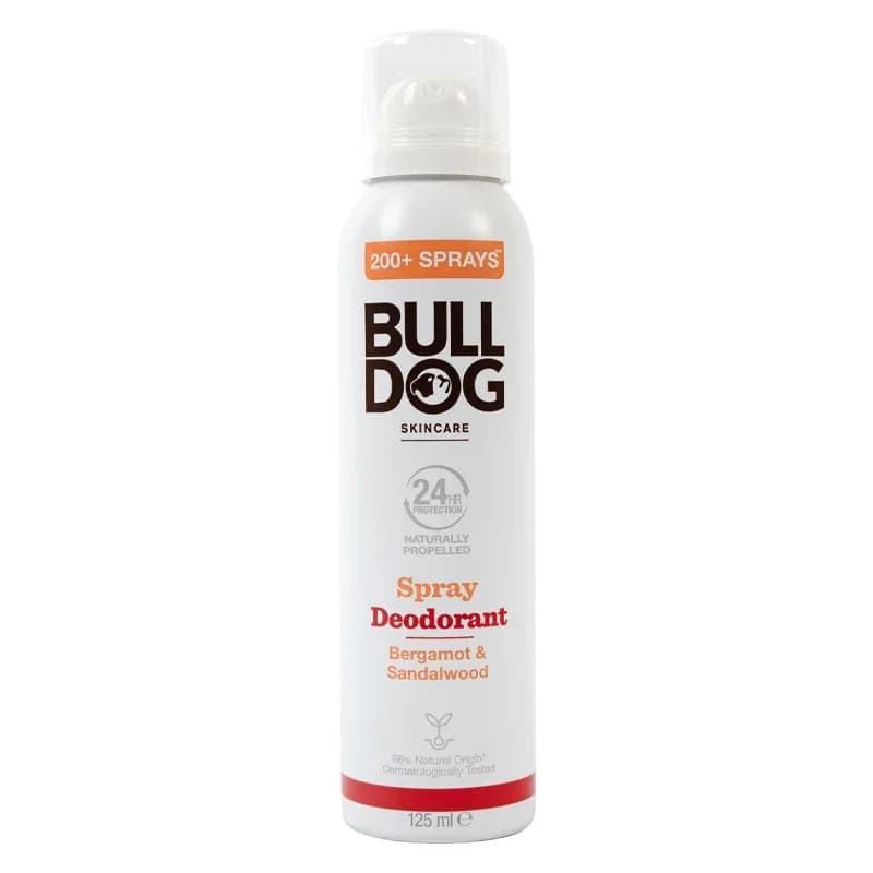 Bulldog Bergamot & Sandalwood Spray Deodorant 125 ml från Bulldog – köp hos Apotek Hjärtat