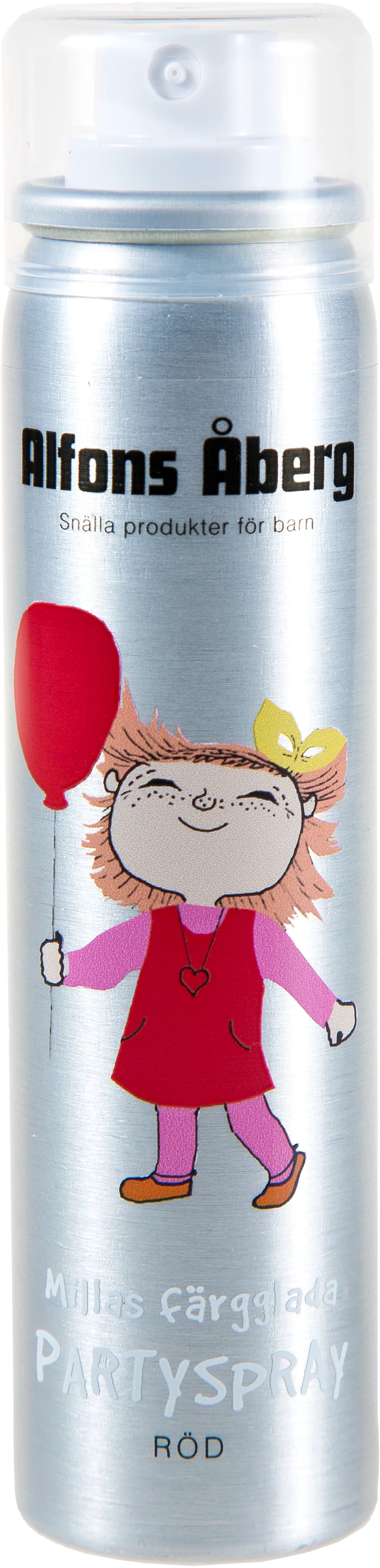 Millas färgglada partyspray 80 ml från Alfons Åberg – köp hos Apotek Hjärtat