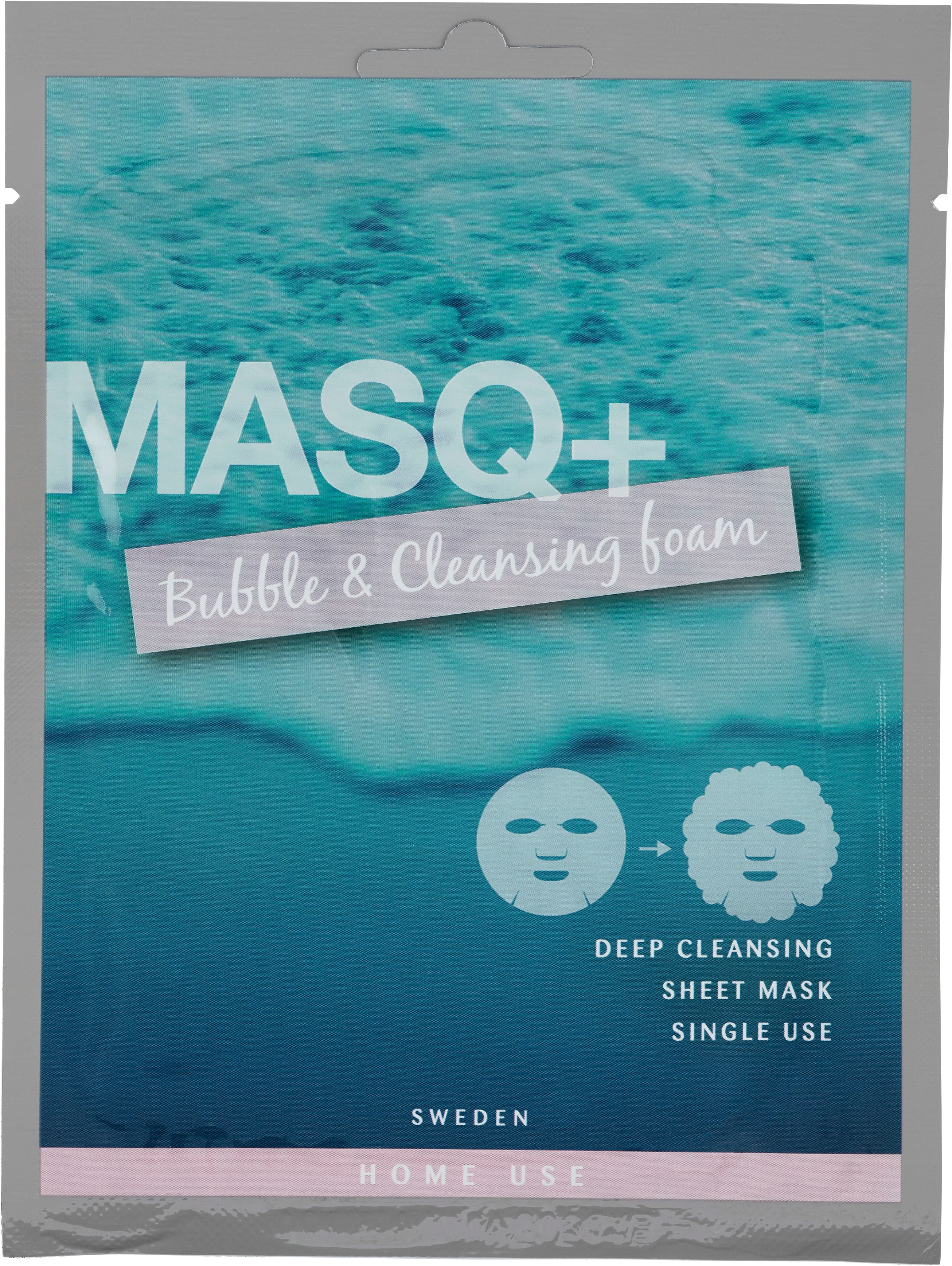 MASQ+ Bubble & Cleansing Foam Sheet Mask 1 st från Masq – köp hos Apotek Hjärtat