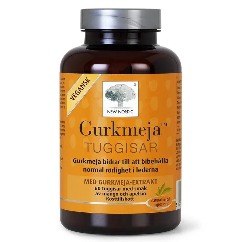 New Nordic Gurkmeja Tuggis 60 st från New Nordic – köp hos Apotek Hjärtat