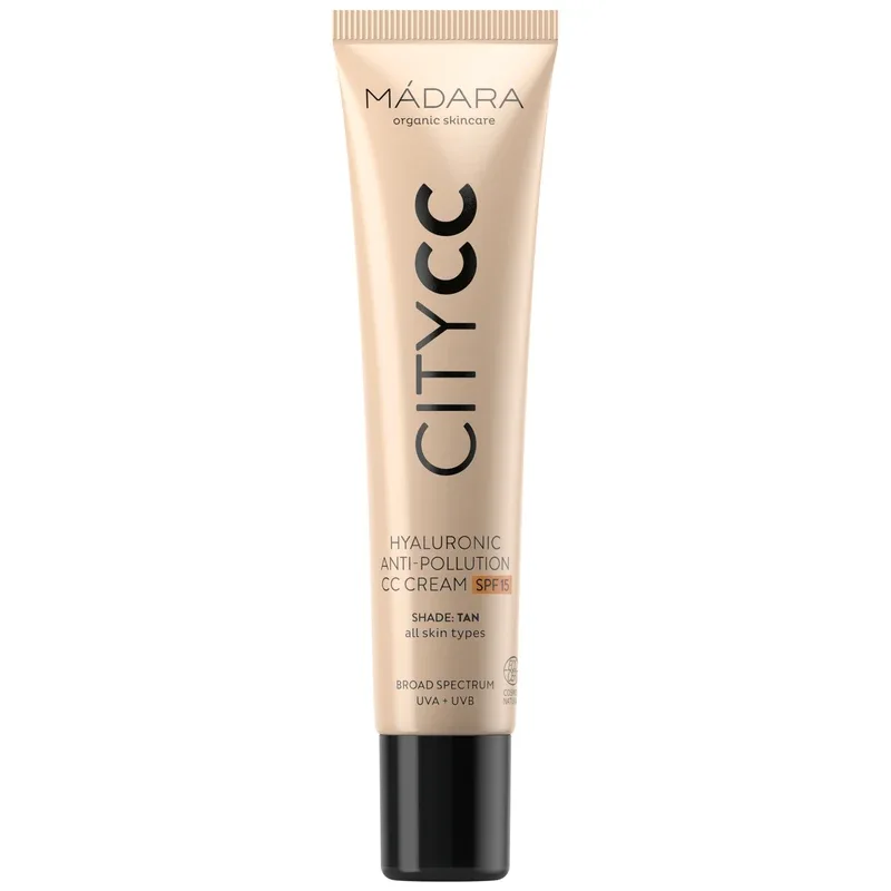 Mádara CITY CC Hyaluronic Anti-Pollution CC Cream SPF 15, 40 ml Tan från Mádara – köp hos Apotek Hjärtat