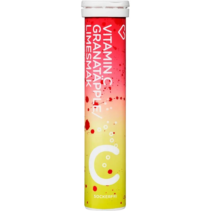 Hjärtats Vitamin C Granatäpple/Lime 20 st från Hjärtats - köp hos Apotek Hjärtat