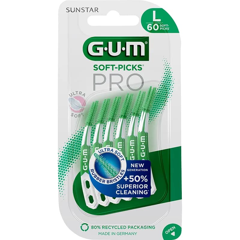 GUM Soft-Picks PRO Large 60 st från GUM – köp hos Apotek Hjärtat