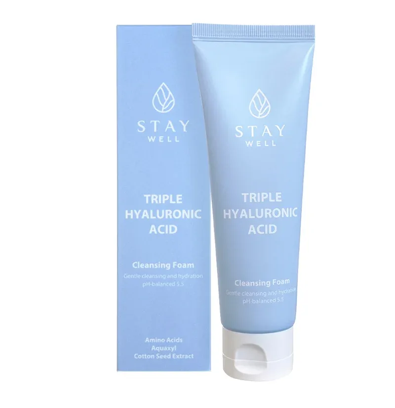 Stay Well Triple Hyaluronic Acid Cleansing Foam 130 ml från Stay Well – köp hos Apotek Hjärtat
