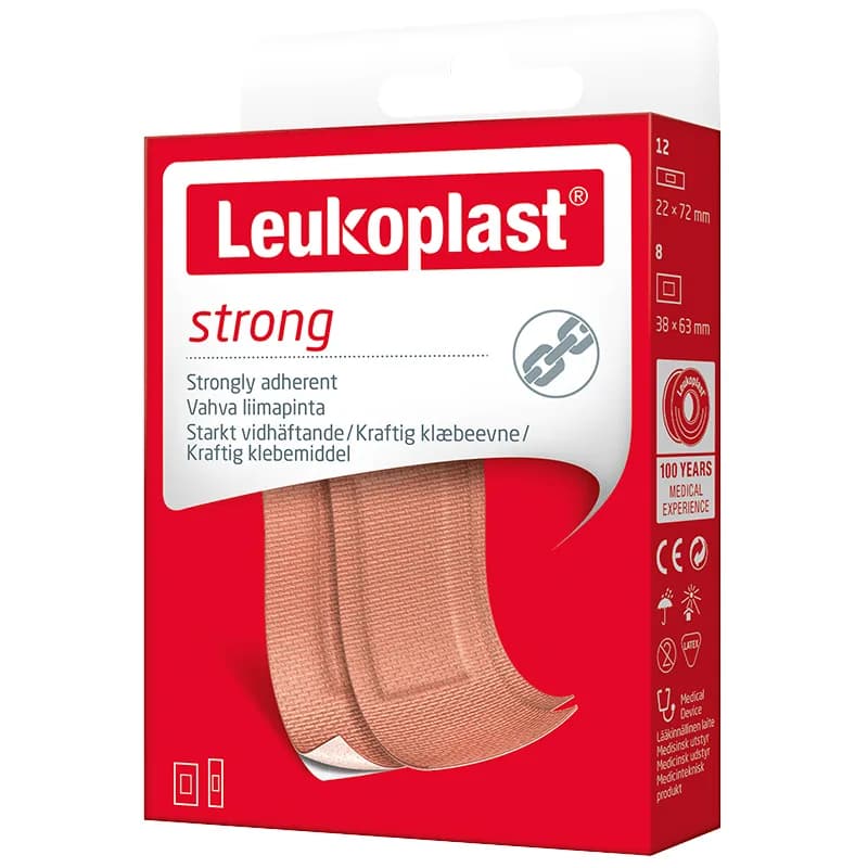 Leukoplast Strong 20 st olika storlek från Leukoplast – köp hos Apotek Hjärtat