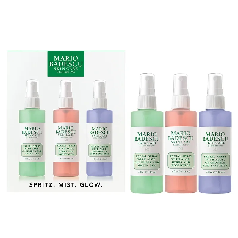 Mario Badescu Spritz Mist Glow Kit 3 x 118 ml från Mario Badescu – köp hos Apotek Hjärtat