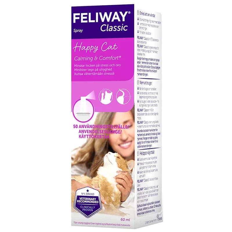 Feliway Classic Spray 60 ml för katt från FELIWAY – köp hos Apotek Hjärtat