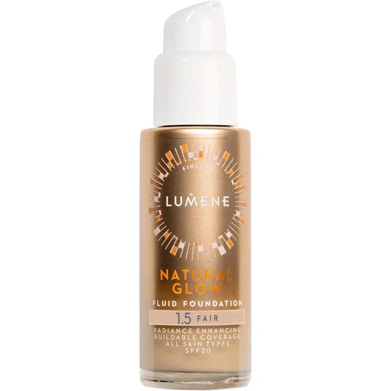 Lumene Natural Glow Fluid Foundation SPF 20, 30 ml 1.5 Fair från Lumene - köp hos Apotek Hjärtat
